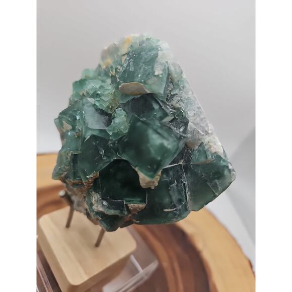 Raw Chunk Fluorite 1.27lb With Stand - Picture 7 of 10